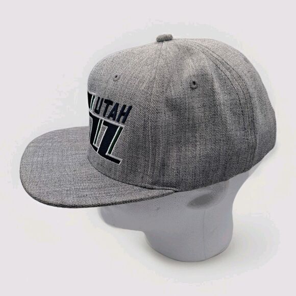 Mitchell & Ness Utah Jazz Snapback Hat NBA Basketball Wool Blend Cap - Picture 2 of 10